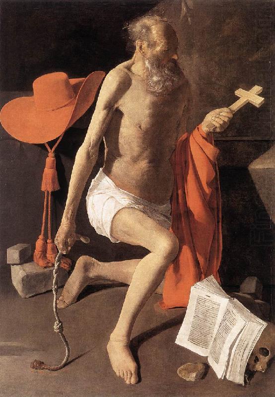 LA TOUR, Georges de St Jerome sv china oil painting image